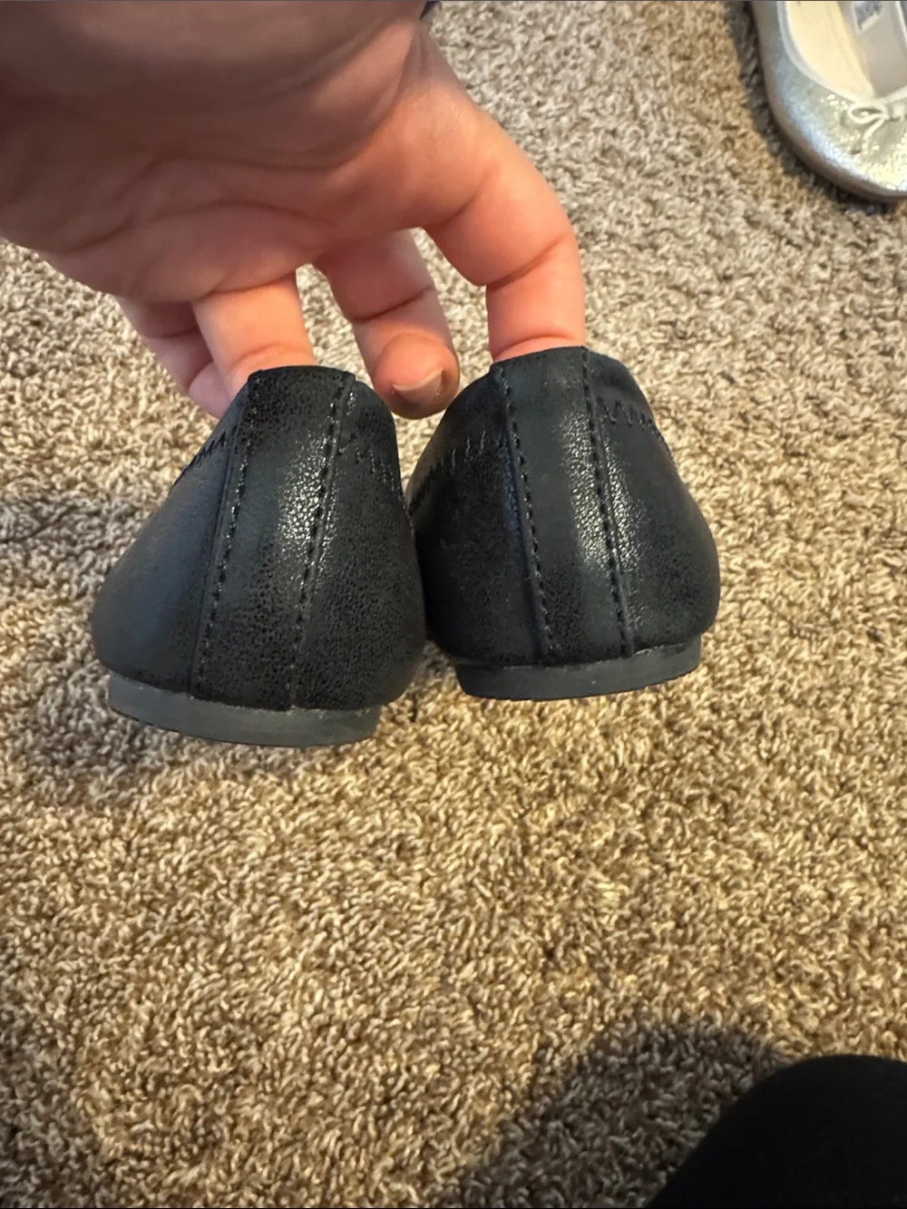 Arizona Jean Company Black Bow Ballet Flats